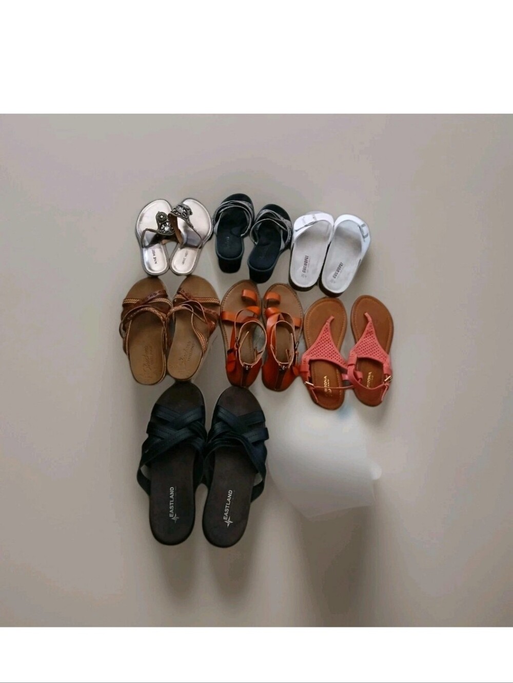 Lot of 7 Women’s Play Sandals - Mixed Styles & Sizes - Wholesale Deal